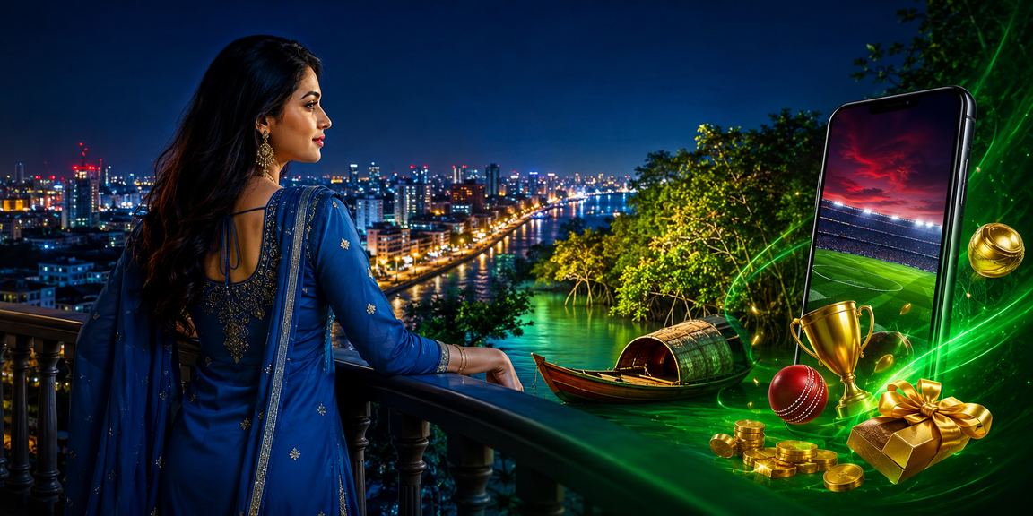 সুন্দরবন এলাকায় স্পোর্টস বেটিং উপভোগের দৃশ্য